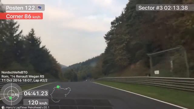 Nürburgring - Nordschleife BTG - Renault Megane RS Cup смотреть онлайн