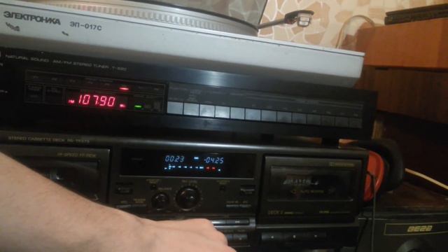 1985 Yamaha T-520 natural sound am/fm tuner смотреть онлайн