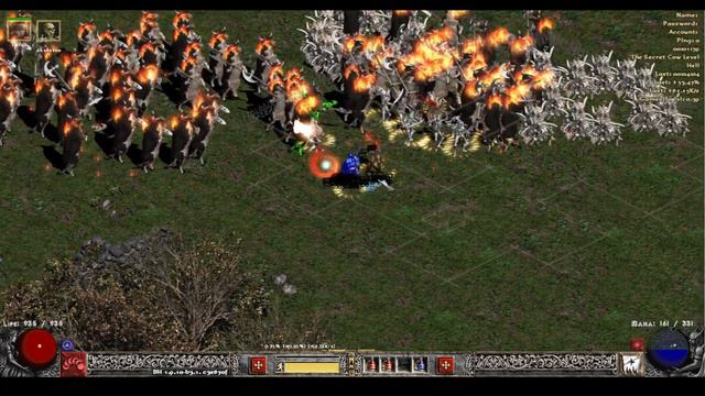 Diablo 2 LOD - P1 Thorns Cow Nec singleplayer test смотреть онлайн