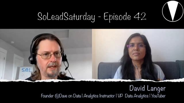 SoLeadSaturday - Episode 42 - David Langer #sql #data #dataanalytics смотреть онлайн