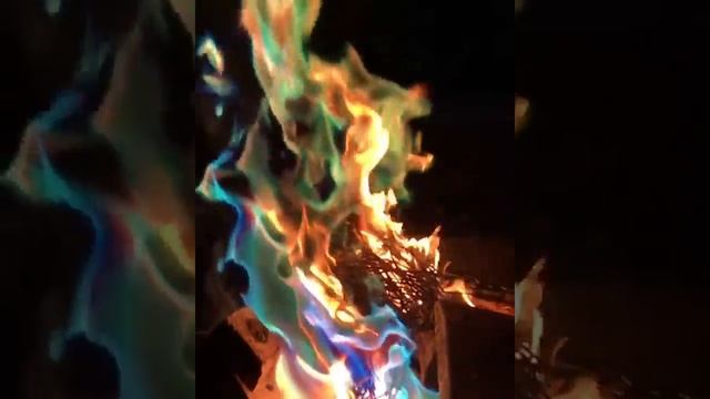 Цветной огонь, костер. Mistical fire смотреть онлайн
