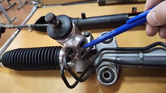 Как работает гидроусилитель руля (ГУР) в реечном рулевом управлении? смотреть онлайн