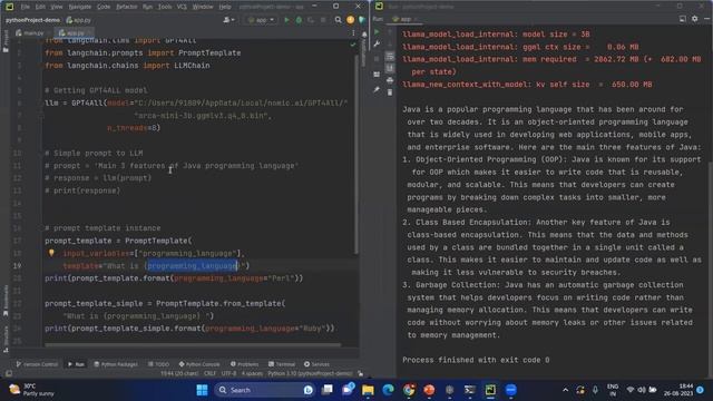 LangChain - Prompt Template смотреть онлайн