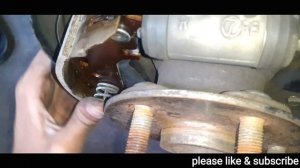 how to change brake shoe ৷ toyota premio