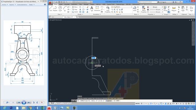 Solución Propuesto 13 - AutoCAD Intermedio смотреть онлайн