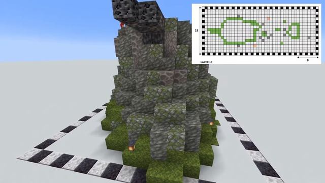 Minecraft Tutorial | Dragon Head Statue - An Ancient Stone Dragon Head Sculpture! (Java 1.17.1)