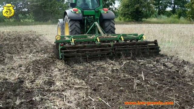 Дискова борона ресорна ДАР-4,0 з трактором John Deere 6920s смотреть онлайн