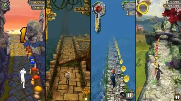 Temple Run 2 Sky Summit Vs Temple Run Vs Temple Run Brave Vs Temple Run Oz - Endless Run Game Play