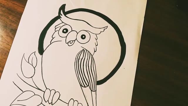 4 Урок - Моя Сова Чёрно-белая смотреть онлайн