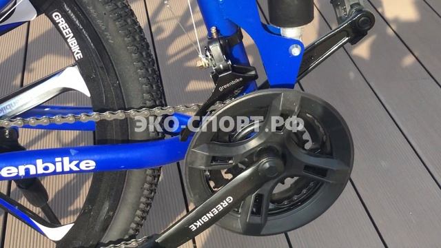 Складной велосипед на литых дисках Green bike (Грин байк) смотреть онлайн
