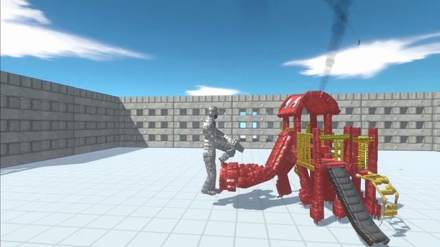 The Extra Slide vs Trevor Henderson Creatures Animal Revolt Battle Simulator смотреть онлайн