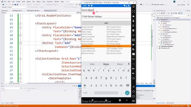 Xamarin Forms y SQLite смотреть онлайн