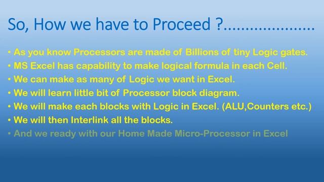 Make Your Own Micro Processor in Excel смотреть онлайн