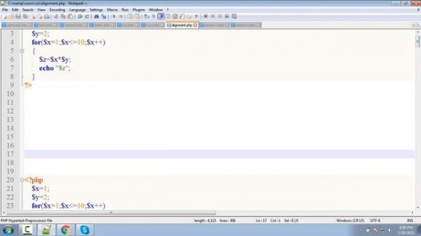 how to create table through php in ascending and descending order