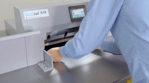 GRAFCUT 52 Замена ножа в бумагорезательной машине