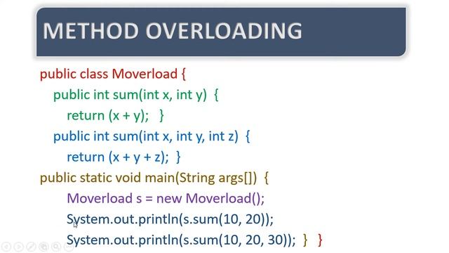 JAVA OVERLOADING | OVERLOADING IN JAVA | TYPES OF OVERLOADING IN JAVA | OVERLOADING WITH PROGRAMS смотреть онлайн