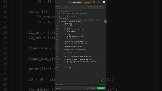 Add Two Numbers | LeetCode | CFAM |#leetcode #leetcode002 #cfam смотреть онлайн