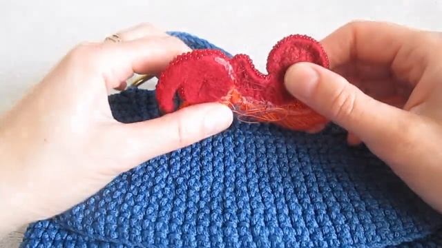 Аппликация для сумки из бисера и шерсти\ЛюПетра смотреть онлайн