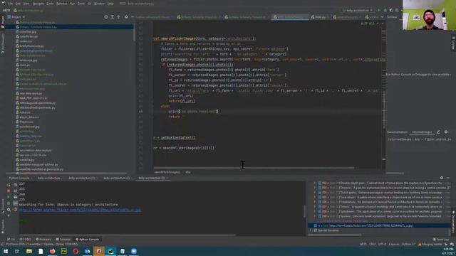 Finding images for a list of terms using the Flickr API in python. смотреть онлайн
