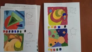 Урок № 6. «Монокомпозиция в декоративном искусстве (полноцветие)»