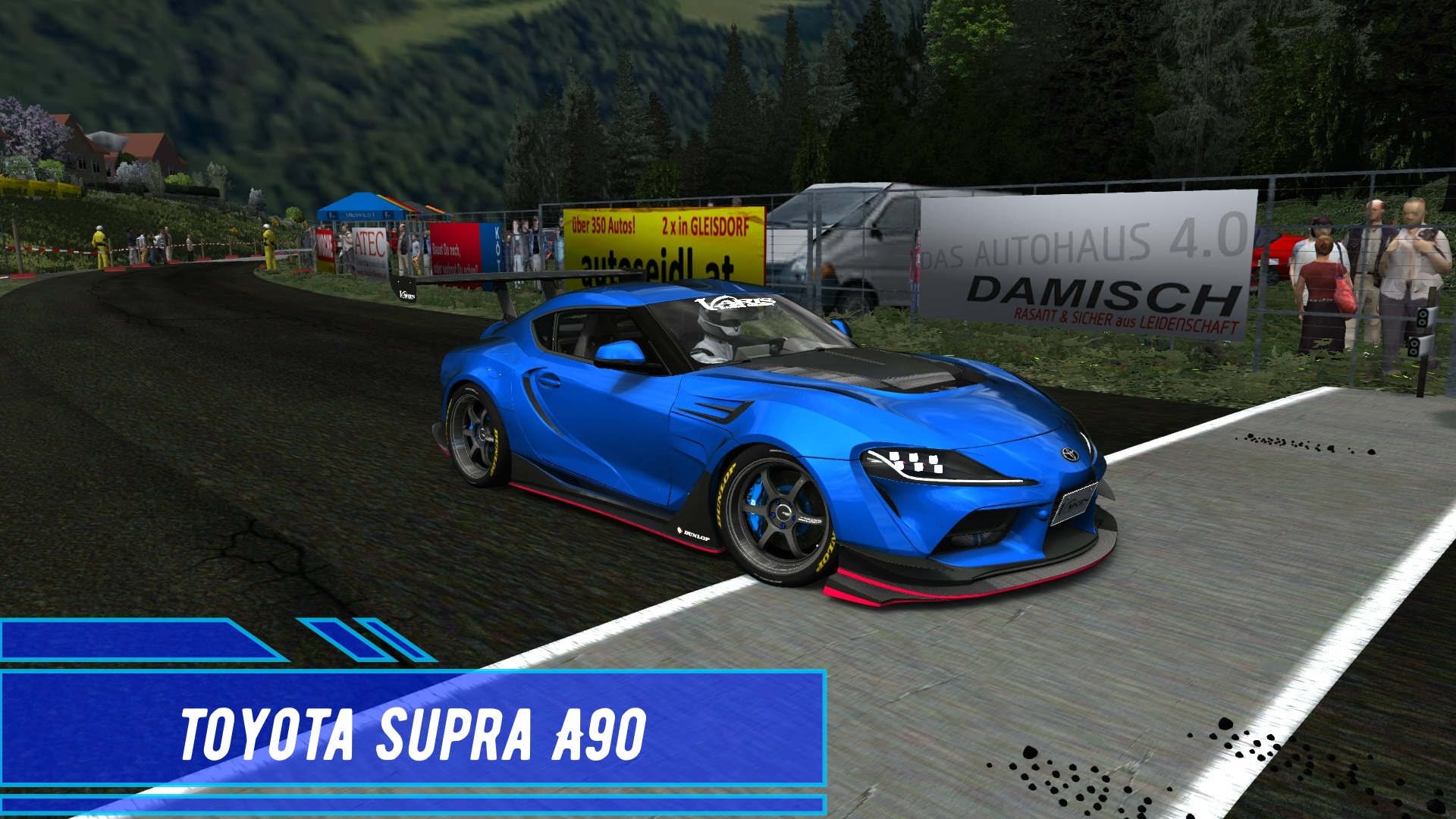 Toyota Supra A90 (Varis) - Rechberg Rennen 2023 / Assetto Corsa. смотреть онлайн