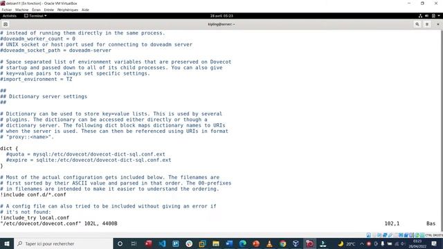 20 INSTALLATION ET CONFIGURATION DOVECOT SUR DEBIAN 11 смотреть онлайн