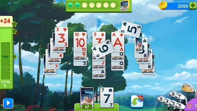 SOLITAIRE ON THE GREEN COURSE--Golf Solitaire Tournament смотреть онлайн