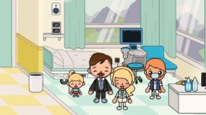 БЕРЕМЕННЫЙ ПАПА РОДИЛ РЕБЕНКА! История в Тока Бока Story Toca Life World