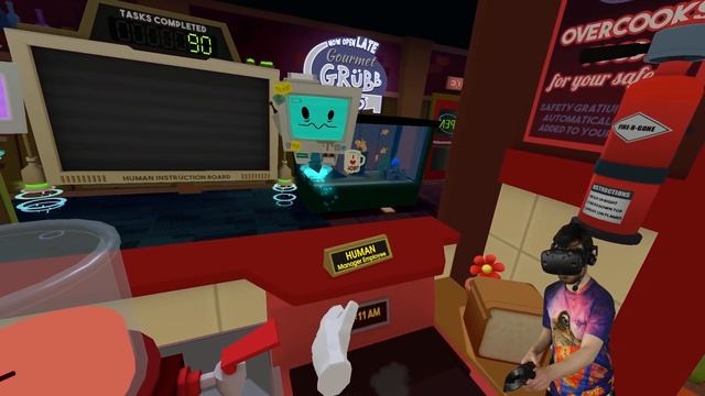 LEVEL 100 OF INFINITE OVERTIME - Job Simulator (VR) смотреть онлайн