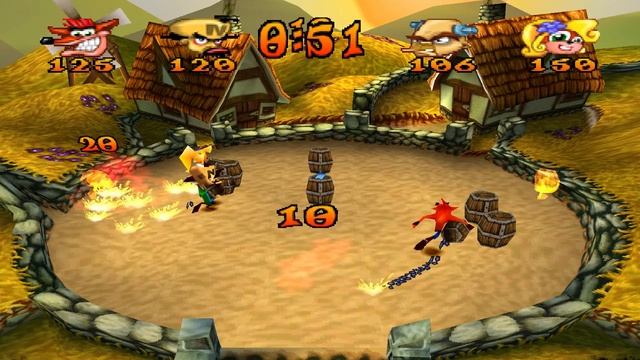 Crash Bash - 201% Walkthrough / Full Game (2 Players, Adventure Mode, All Tourneys, Everything) смотреть онлайн