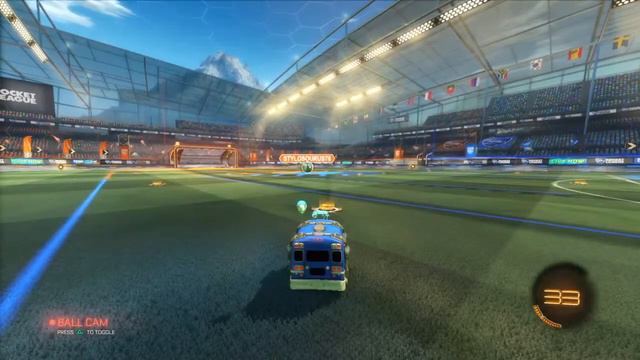 Rocket League Battle Bus Gameplay
