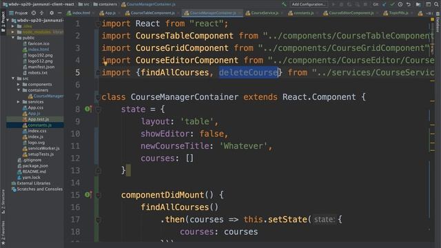 Deleting from a REST API with React cs4550 w4 4360 смотреть онлайн