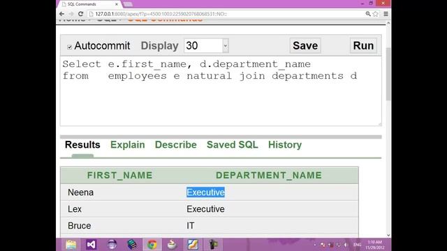 18 Oracle Database SQL Joins Self join CROSS Natural USING Inner Join On LEFT RIGHT FUL смотреть онлайн