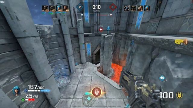 Quake Champions CTF | Citadel | 1440p60 смотреть онлайн