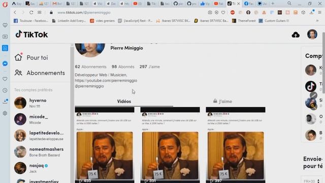 Comment j'ai automatisé mon TikTok (IL POSTE UN MEME PAR HEURE !) смотреть онлайн