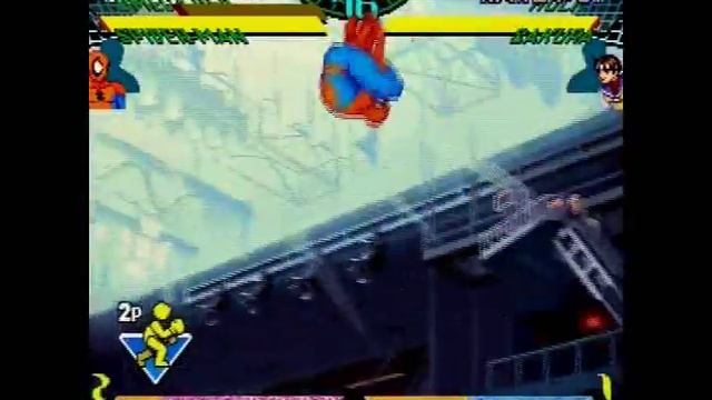 Marvel Super Heroes Vs Street Fighter . Sega Saturn . Gameplay.wmv смотреть онлайн