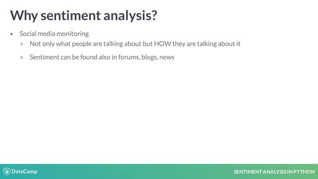 Python Tutorial: Sentiment Analysis in Python | Intro смотреть онлайн