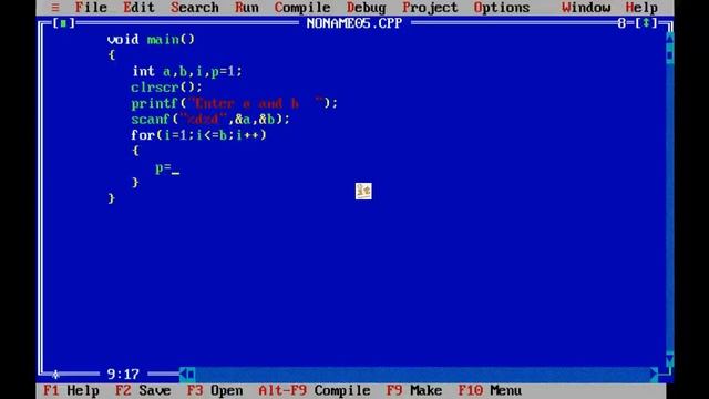 C program to find power of a number using for loop смотреть онлайн