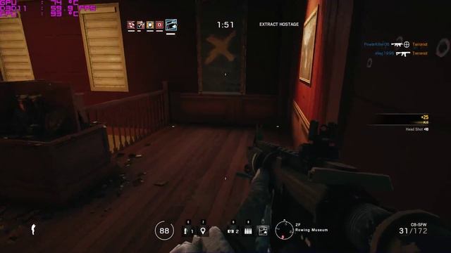 Rainbow Six Siege | NVIDIA GTX 1060 6GB | ASUS GL502VM temps and fps meter ??☠? смотреть онлайн