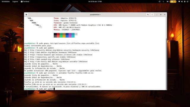 Cambiar el FIREFOX-ESR de Debian 12 por el FIREFOX versión corriente de Debian Mozilla Team смотреть онлайн