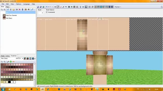 How To Shade Your Minecraft Skins With MCSkin3D! смотреть онлайн