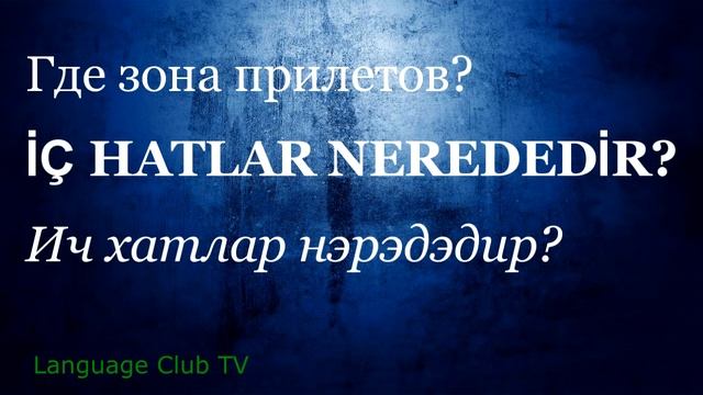 Турецкий язык: В аэропорту | Урок #4 смотреть онлайн