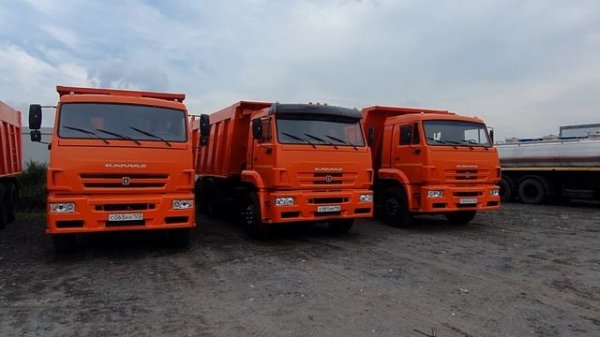 КАК ПОДНЯТЬ КУЗОВ НА КАМАЗЕ 6520 САМОСВАЛ?!?