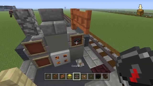 Minecraft Polar Express Pere Marquette 1225 Steamtrain Tutorial Part 1/2