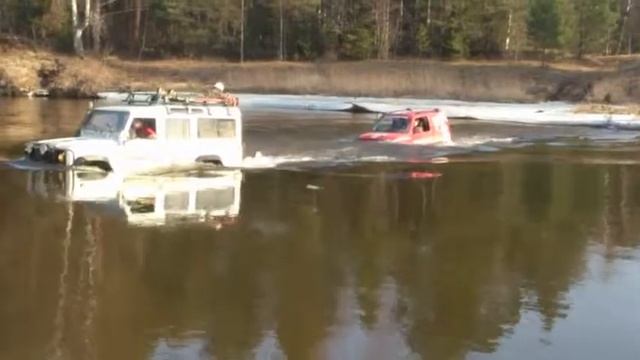 Suzuki Jimny, Schnipper Trophy 2014 Спасение утопающих Land Rover Defender спасает Suzuki Jimny, смотреть онлайн