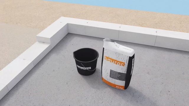 Pirmā Bloku Rinda Uz Plātņveida Pamatiem