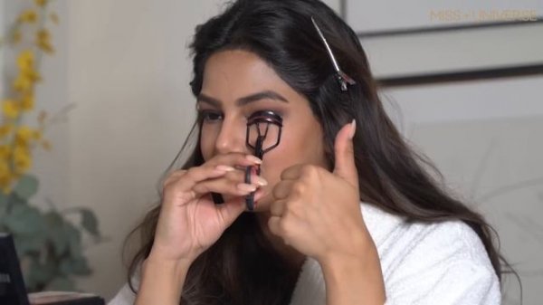 Harnaaz Sandhu RECREATES her COMPETITION MAKE-UP! | THE LOOK | Miss Universe