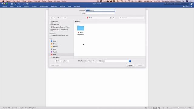 How to SAVE Your Word Document for Microsoft Office On a Mac - Basic Tutorial | New смотреть онлайн