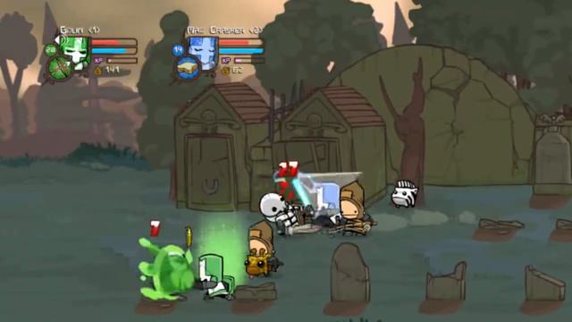 Прохождение Castle Crashers Co-op Часть 19: Таинственный лес смотреть онлайн
