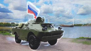 НА БРДМ ПО ГОРОДУ, ПЕРЕГОН и ЗАПЛЫВ ПО НЕВЕ